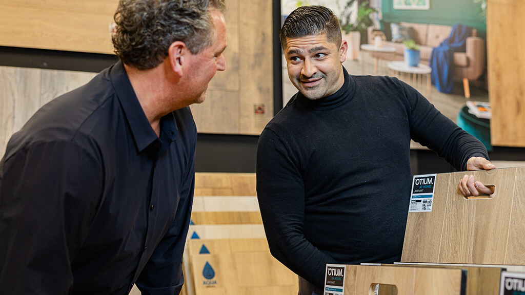 Persoonlijk vloeradvies in showroom Nieuwegein